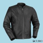 Men’s Ace Leather Black Motorcycle Jacket