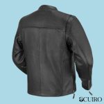 Men’s Ace Leather Black Motorcycle Jacket