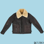 Men’s Aviator B3 Bomber Brown Leather Jacket