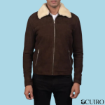 Men’s Coffner Brown Shearling Fur Jacket