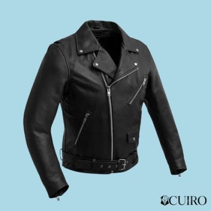 Men’s Fillmore Motorcycle Black Leather Jacket