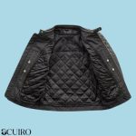Men’s Grand Prix Leather Black Motorcycle Jacket
