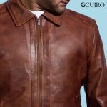 Men’s Inferno Brown Leather Jacket