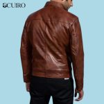 Men’s Inferno Brown Leather Jacket