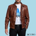 Men’s Inferno Brown Leather Jacket
