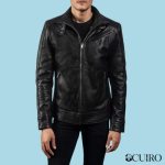 Men’s Legacy Black Leather Biker Jacket