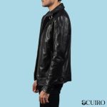 Men’s Legacy Black Leather Biker Jacket