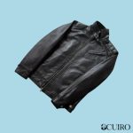 Men’s Legacy Black Leather Biker Jacket - Image 5