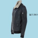Men’s Monomoi Black Leather Pilot Jacket