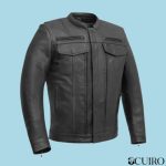 Men’s Raider Motorcycle Black Leather Jacket