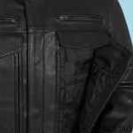 Men’s Raider Motorcycle Black Leather Jacket