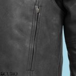 Men’s Raider Motorcycle Black Leather Jacket