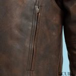 Men’s Raider Motorcycle Brown Leather Jacket