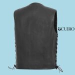 Men’s Rancher Motorcycle Western Style Leather Vest