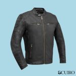Men’s Raptor Motorcycle Black Leather Jacket