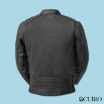 Men’s Raptor Motorcycle Black Leather Jacket