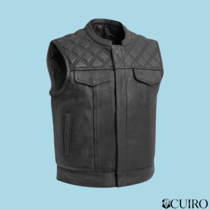 Men’s Upside Club Style Leather Vest