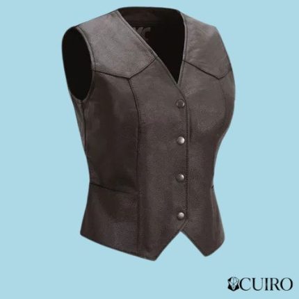 Sweet Sienna Motorcycle Leather Vest