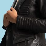 Women’s Selina Black Leather Blazer