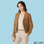 Women’s Sonia Brown Suede Moto