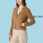 Women’s Sonia Brown Suede Moto