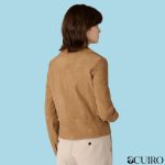 Women’s Sonia Brown Suede Moto