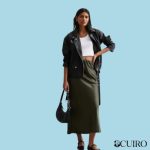 Women’s Urban Bliss Black Leather-Look Oversized Biker Jacket